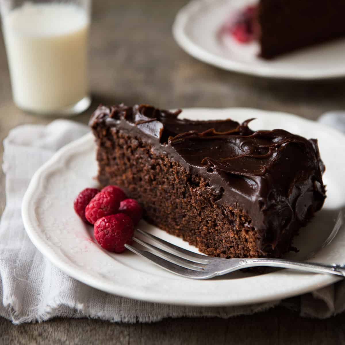 Chocolate Fudge Cake Slice 
